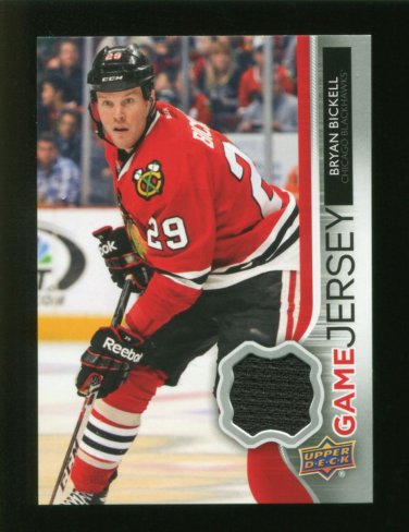 2014-15 Upper Deck Hockey Series 1 Game Jersey  #GJ-BI  Bryan Bickell