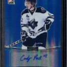 2014-15 ITG Leaf Metal Hockey Autograph  Blue  BA-AP1  Andrew Picco  22/25