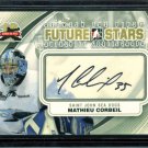 2011-12 ITG Between the Pipes Goaliegraph Autograph A-MCO   Mathieu Corbeil