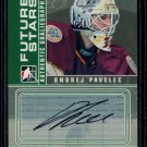 2008-09 ITG BTP Between the Pipes Future Stars Autograph  A-OP  Ondrej Pavelec