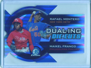 2014 Bowman Chrome Dual-ing Die Cuts #DDC-MFR  Rafael Montero  Maikel Franco