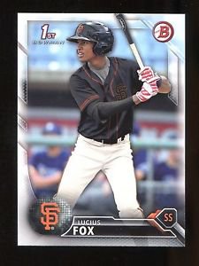 2016 Bowman Baseball  Prospect  #BP13  Lucius Fox