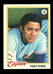 1978 Topps Baseball  #15  Tony Perez  Montreal Expos