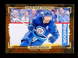 2015-16 Upper Deck Portfolio Hockey  Base  #84  Blake Wheeler