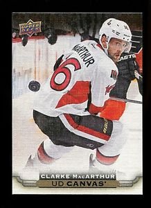2015-16 Upper Deck Hockey Series 1 UD Canvas  #C62  Clarke MacArthur