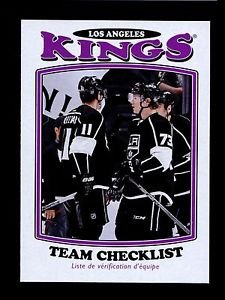 2016-17 OPC O-Pee-Chee Hockey  RETRO  #629  Los Angeles Kings  Team Checklist
