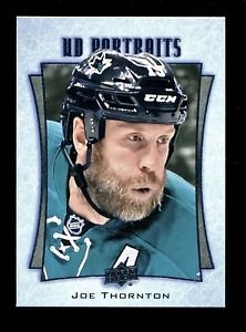 2016-17 Upper Deck Hockey Series 1 UD Portraits  #P-4  Joe Thornton