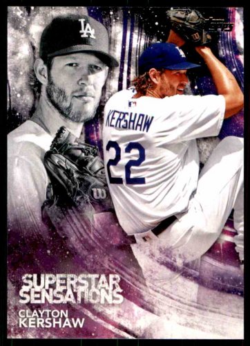 2018 Topps Baseball Superstar Sensations #SSS-12  Clayton Kershaw