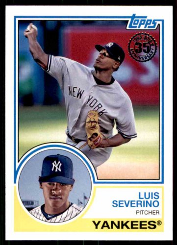 2018 Topps Baseball Series 1  1983 Insert #83-28  Luis Severino