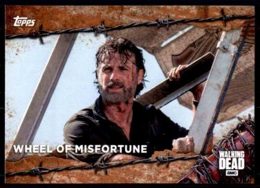 2017 Topps The Walking Dead Season 7 RUST Parallel #73  Wheel of Misfortune