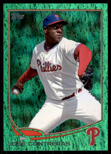 2013 Topps Baseball Emerald Foil Parallel #152  Jose Contreras