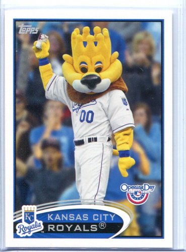 2012 Topps Baseball Opening Day Mascot #M-15  Kansas City Royals