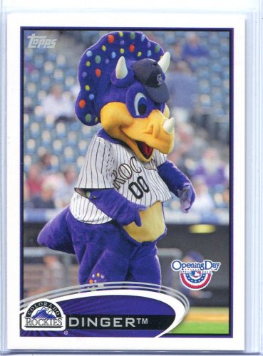 2012 Topps Baseball Opening Day Mascot #M-13  Dinger  (Rockies)