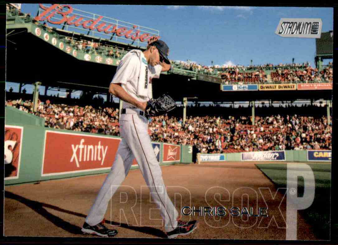 2018 Topps Baseball Stadium Club #71 Chris Sale Boston Red Sox