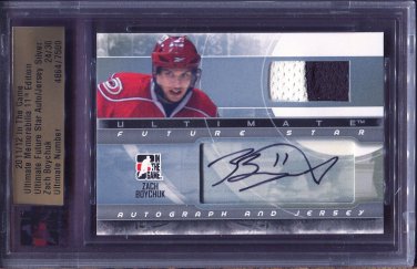 2011-12 ITG Ultimate Memorabilia 11  Auto/Jersey  Zach Boychuk  24/30