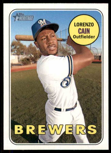 2018 Topps Baseball Heritage #706  Lorenzo Cain  High Number SP