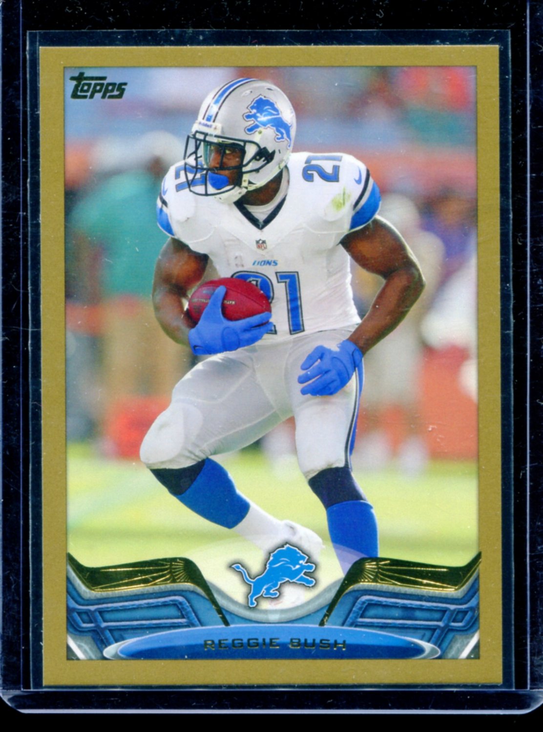 2013 Topps Football #391 Gold Reggie Bush 982/2013