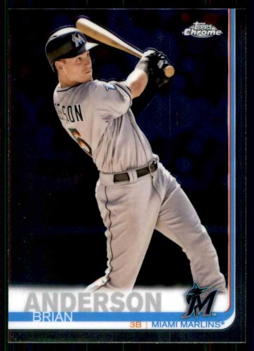 2019 Topps Chrome Baseball #12  Brian Anderson