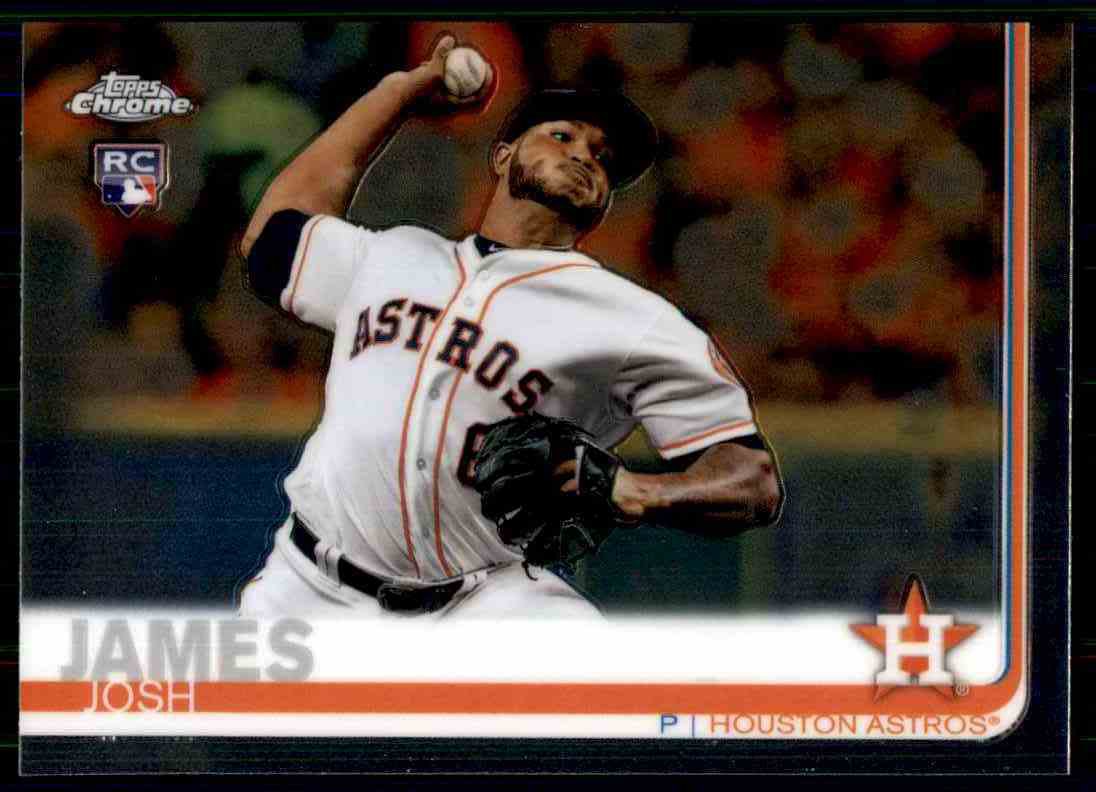 2019 Topps Chrome Baseball #55 Josh James RC
