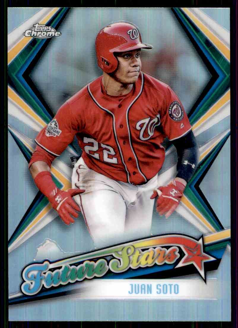2019 Topps Chrome Baseball #FS-10 Juan Soto Future Stars