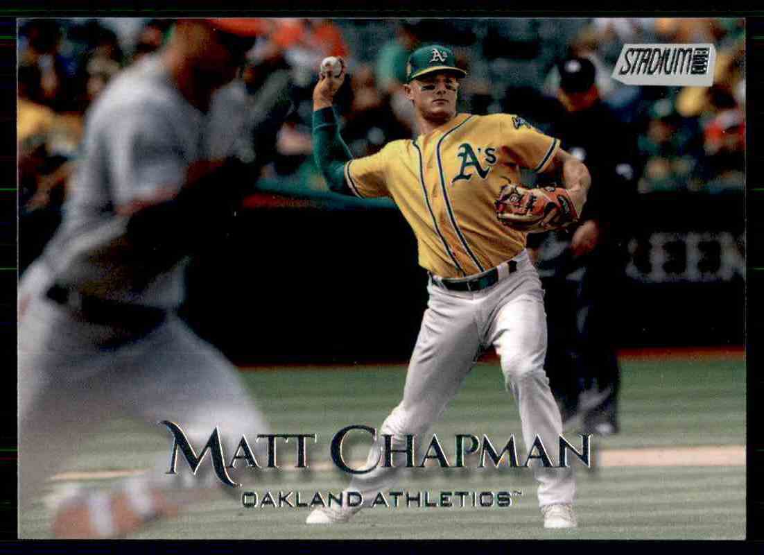 2019 Topps Baseball Stadium Club #164 Matt Chapman