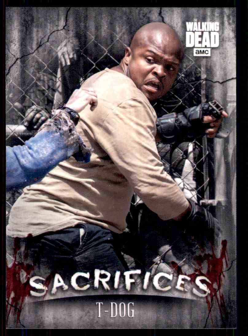 2018 Topps The Walking Dead Hunters & Hunted  Sacrifices Insert  #S-2  T-Dog  Retail Target