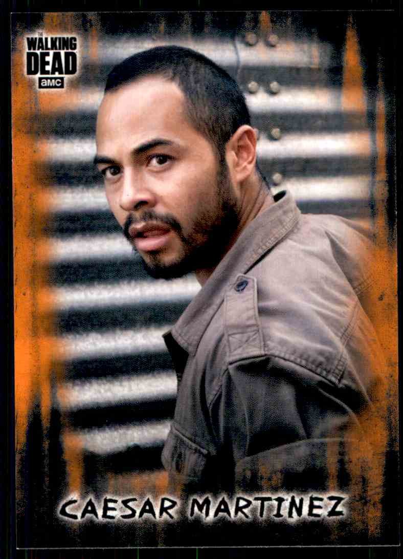 2018 Topps The Walking Dead Hunters & Hunted  Orange Parallel  #41  Caesar Martinez