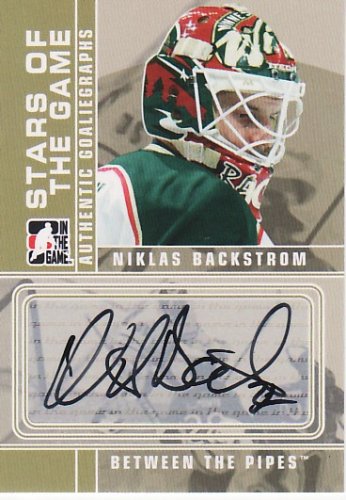 2008-09 ITG Between the Pipes Autograph Goaliegraph #A-NB  Niklas Backstrom