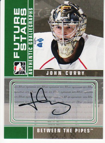 2008-09 ITG Between the Pipes Autograph Goaliegraph #A-JC  John Curry