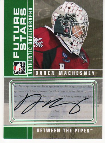 2008-09 ITG Between the Pipes Autograph Goaliegraph #A-DM  Daren Machesney