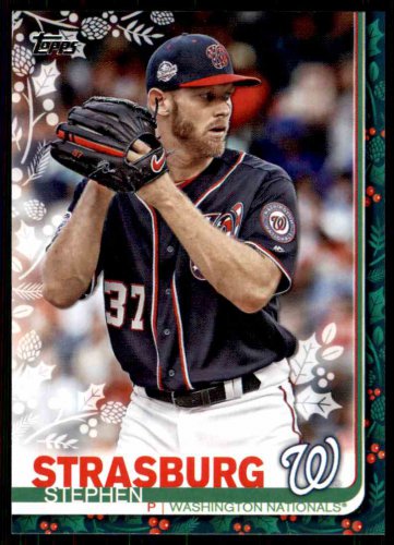 2019 Topps Baseball Holiday #HW24  Stephen Strasburg