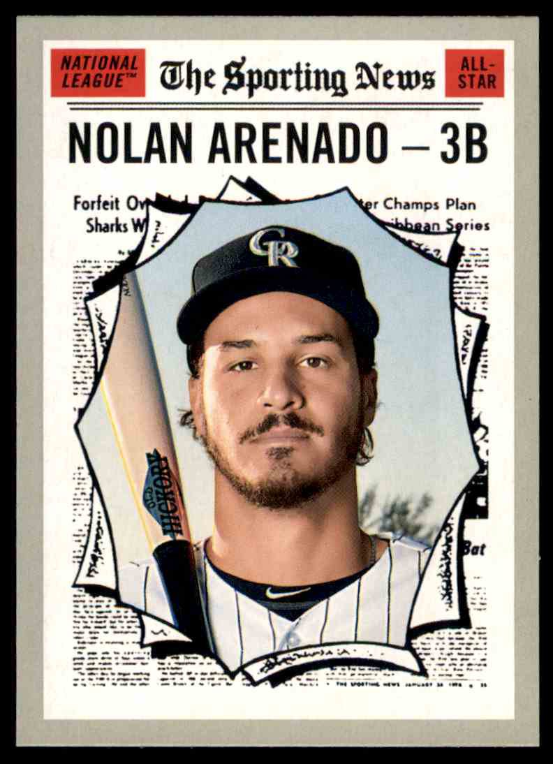 2019 Topps Baseball Heritage #365 Nolan Arenado All-Star