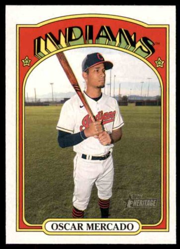 2021 Topps Heritage High Number SP  #460  Oscar Mercado