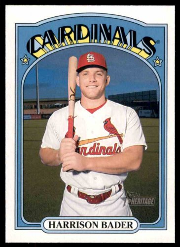 2021 Topps Heritage High Number SP  #408  Harrison Bader