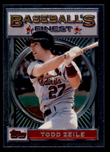 1993 Topps Baseball Finest #21  Todd Zeile  St. Louis Cardinals