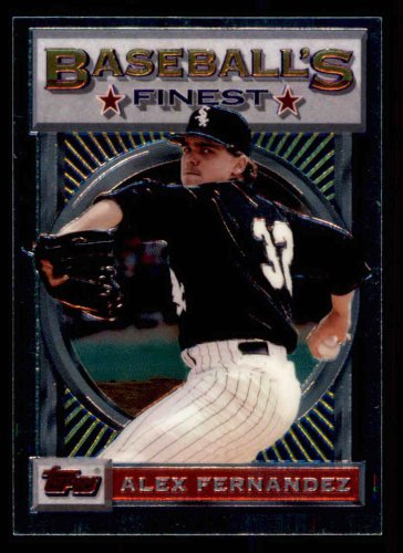 1993 Topps Baseball Finest #27  Alex Fernandez  Chicago White Sox