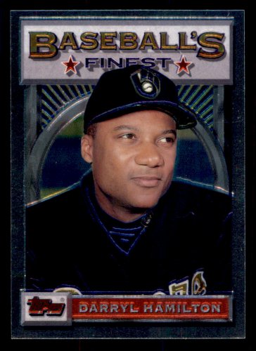1993 Topps Baseball Finest #45  Darryl Hamilton  Milwaukee Brewers