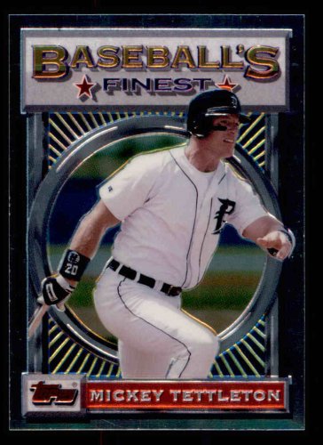 1993 Topps Baseball Finest #80  Mickey Tettleton  Detroit Tigers