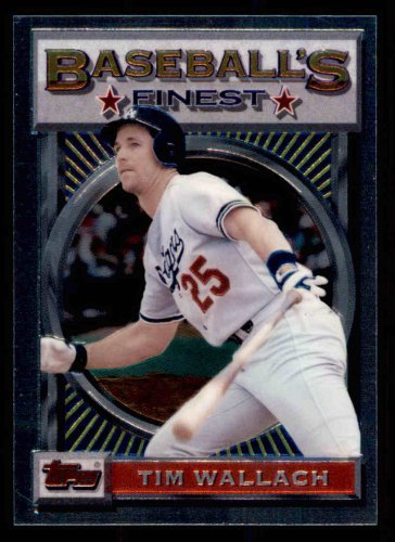 1993 Topps Baseball Finest #118  Tim Wallach  Los Angeles Dodgers