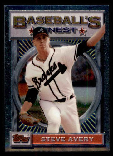 1993 Topps Baseball Finest #160  Steve Avery  Atlanta Braves