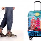 Elastic Luggage Cover (Amsterdam Design)