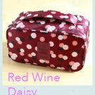 Undergarment Bag (Red Wine Daisy Design)