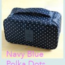 Undergarment Bag (Blue Polka Dots Design)