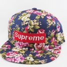Snapback Cap (Supreme Flowers Design)