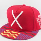 Snapback Cap (Red "X" Design)
