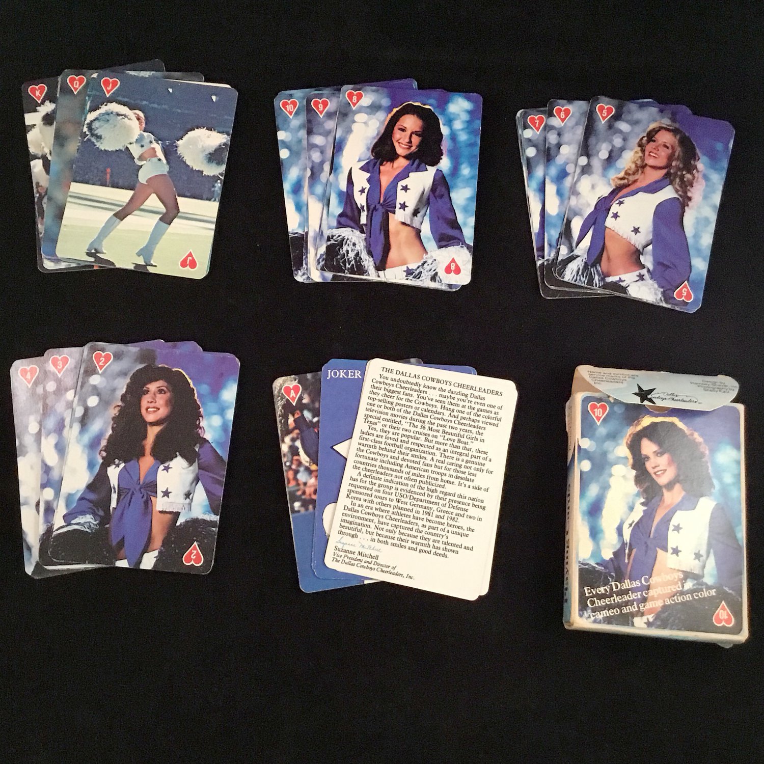 1981 DALLAS COWBOY CHEERLEADERS Pictorial Playing Cards VINTAGE