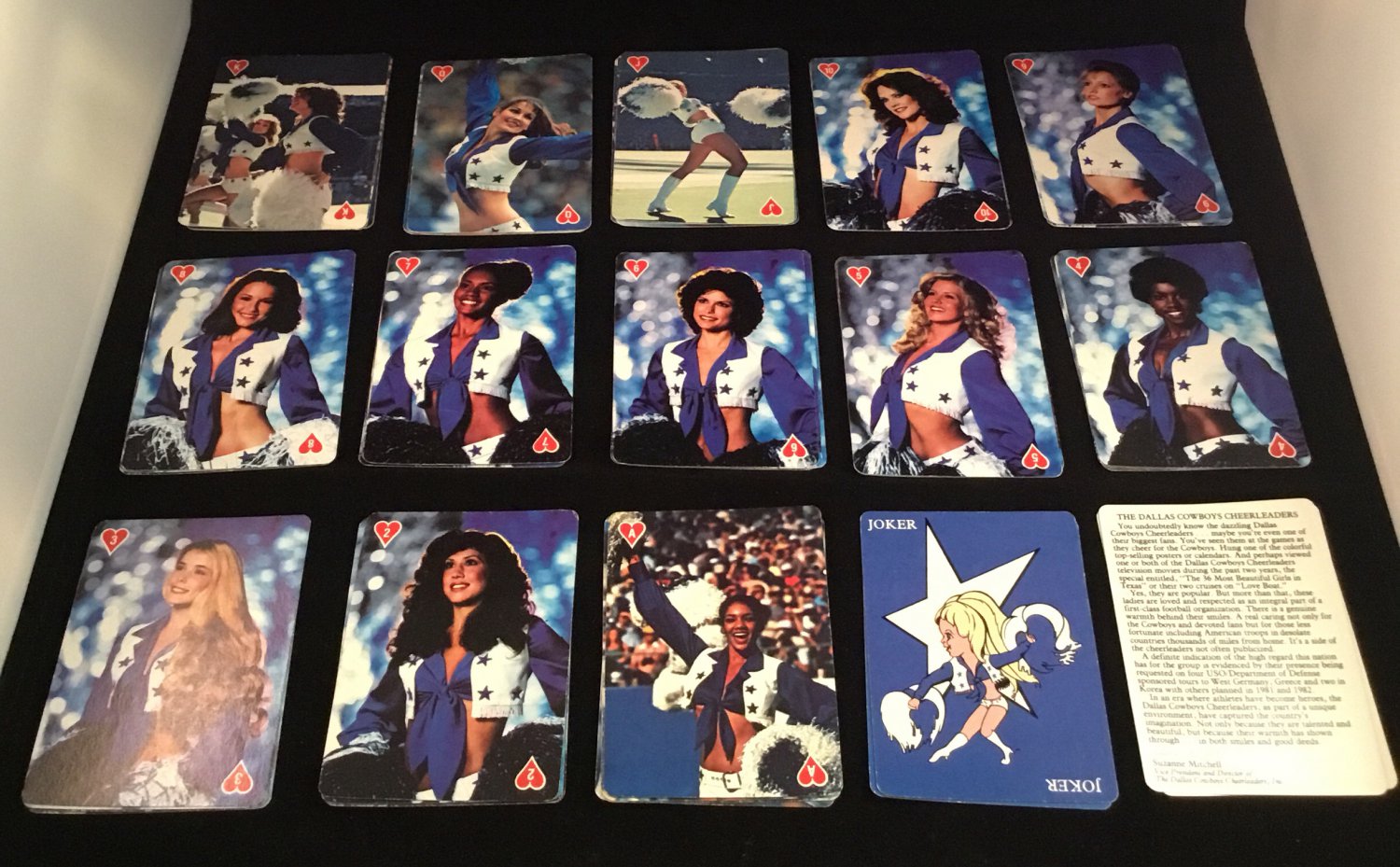 1981 DALLAS COWBOY CHEERLEADERS Pictorial Playing Cards VINTAGE