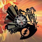 Flash Vinyl Record Wall Clock Avengers Fan Gift Idea For Home Decor