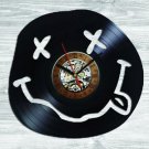 Nirvana Vinyl Clock Kurt Cobain In utero Home Wall Decor Rock Rape Me Fans Gift