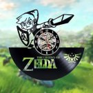 The Legend of Zelda: Ocarina of Times Vinyl Record Clock, Zelda Fan Gift Idea.